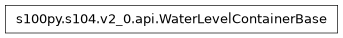 Inheritance diagram of WaterLevelContainerBase